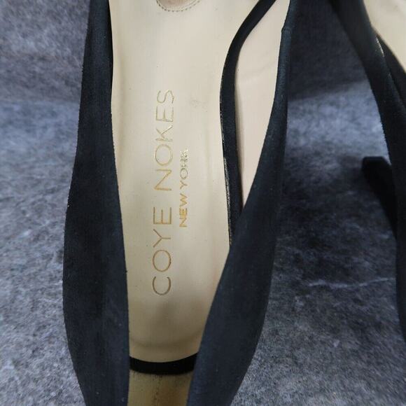Coye Nokes Shoes Womens 37 Pumps Classic Fashion Formal Leather Black Going Out - Picture 10 of 16